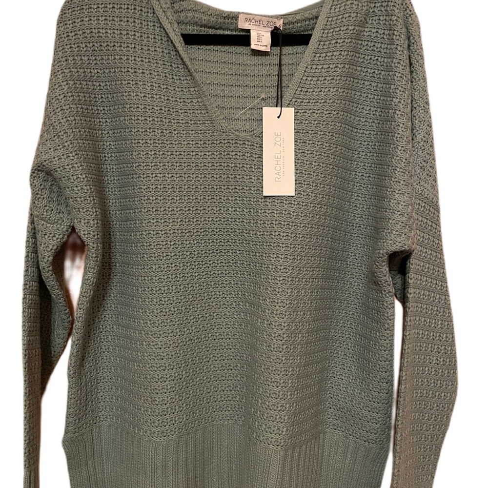 Rachel Zoe Sweater Knit Hoodie - Large